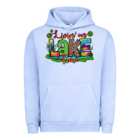 Pigment Grape Ice living on lake time Urban Hoodie - Zillion Design Studio