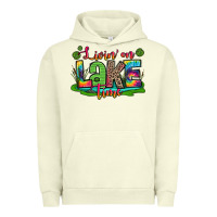 Pigment Pistachio living on lake time Urban Hoodie - Zillion Design Studio