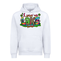 White living on lake time Urban Hoodie - Zillion Design Studio