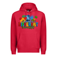 Cardinal different is beautiful autism stitch Premium Hoodie - Zillion Design Studio