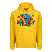 Lemon different is beautiful autism stitch Premium Hoodie - Zillion Design Studio