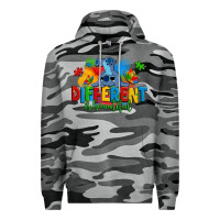 Slate Camo different is beautiful autism stitch Premium Hoodie - Zillion Design Studio