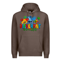 Coffee different is beautiful autism stitch Premium Hoodie - Zillion Design Studio