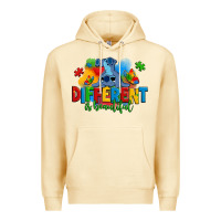 Pina Colada different is beautiful autism stitch Premium Hoodie - Zillion Design Studio