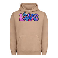 Pigment Burro love stitch Urban Hoodie - Zillion Design Studio