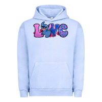Pigment Grape Ice love stitch Urban Hoodie - Zillion Design Studio