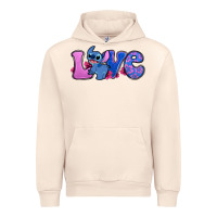 Sandshell love stitch Urban Hoodie - Zillion Design Studio