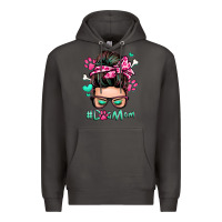 Smoke dog mom messy bun Premium Hoodie - Zillion Design Studio