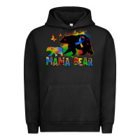 Pigment Black mama bear autism Urban Hoodie - Zillion Design Studio