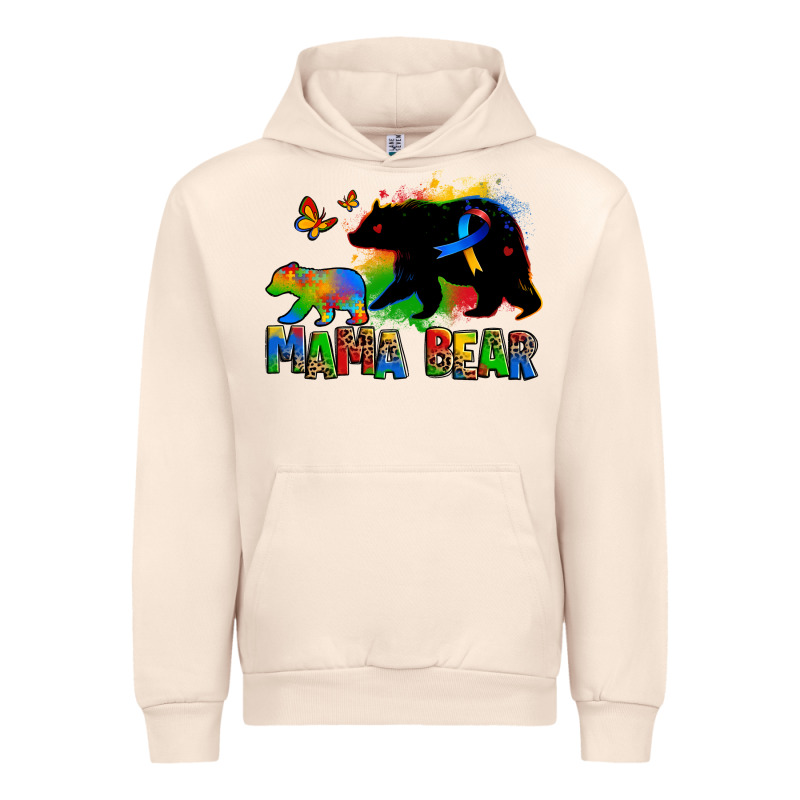 Mama Bear Autism Urban Hoodie by Zillion Design Studio | Teevron