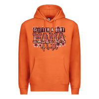 Carrot glitter and dirt mama of both girls Premium Hoodie - Zillion Design Studio