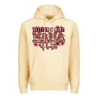 Glitter And Dirt Mama Of Both Girls Premium Hoodie | Teevron