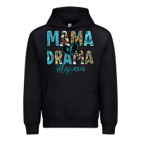 Black mama of drama boy mom Urban Hoodie - Zillion Design Studio
