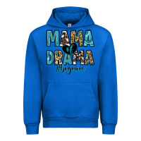 Cobalt mama of drama boy mom Urban Hoodie - Zillion Design Studio