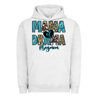 Pigment Lunar Rock mama of drama boy mom Urban Hoodie - Zillion Design Studio