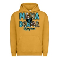 Pigment Peanut Butter mama of drama boy mom Urban Hoodie - Zillion Design Studio