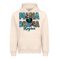 Sandshell mama of drama boy mom Urban Hoodie - Zillion Design Studio