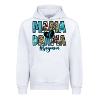White mama of drama boy mom Urban Hoodie - Zillion Design Studio