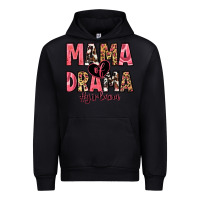Black mama of drama girl mom Urban Hoodie - Zillion Design Studio
