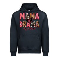 Navy mama of drama girl mom Urban Hoodie - Zillion Design Studio
