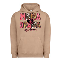 Pigment Burro mama of drama girl mom Urban Hoodie - Zillion Design Studio