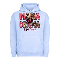 Pigment Grape Ice mama of drama girl mom Urban Hoodie - Zillion Design Studio