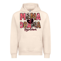 Sandshell mama of drama girl mom Urban Hoodie - Zillion Design Studio