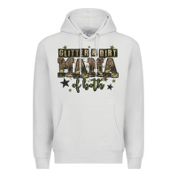 Dove Grey glitter and dirt mama of both Premium Hoodie - Zillion Design Studio