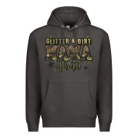 Smoke glitter and dirt mama of both Premium Hoodie - Zillion Design Studio
