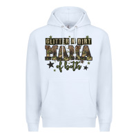 White glitter and dirt mama of both Premium Hoodie - Zillion Design Studio