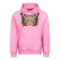 Fuchsia Pink mind your own motherhood Urban Hoodie - Zillion Design Studio