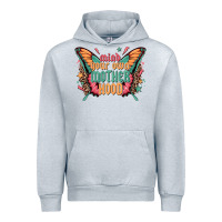 Heather Grey mind your own motherhood Urban Hoodie - Zillion Design Studio