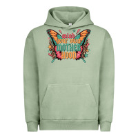 Pigment Oil Green mind your own motherhood Urban Hoodie - Zillion Design Studio