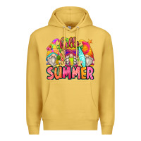 Antique Gold hello summer gnomes Premium Hoodie - Zillion Design Studio