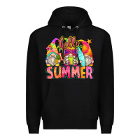 Black hello summer gnomes Premium Hoodie - Zillion Design Studio