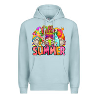 Blue Mist hello summer gnomes Premium Hoodie - Zillion Design Studio