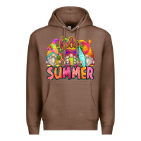 Chestnut hello summer gnomes Premium Hoodie - Zillion Design Studio