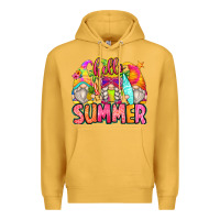Mustard hello summer gnomes Premium Hoodie - Zillion Design Studio