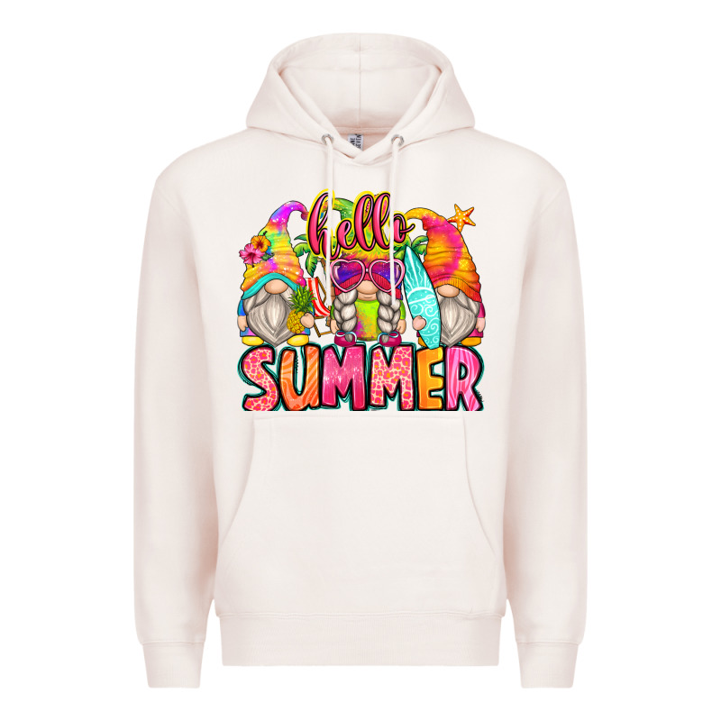 Hello Summer Gnomes Premium Hoodie by Zillion Design Studio | Teevron