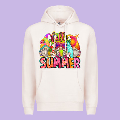 Hello Summer Gnomes Premium Hoodie Designed By Zillion Design Studio