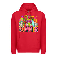 Red hello summer gnomes Premium Hoodie - Zillion Design Studio