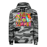 Slate Camo hello summer gnomes Premium Hoodie - Zillion Design Studio