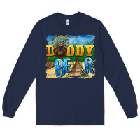 Navy daddy bear native Long Sleeve Tee - BarkalooDesign