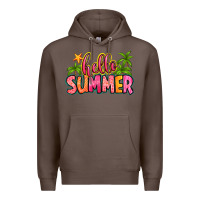 Coffee hello summer Premium Hoodie - Zillion Design Studio
