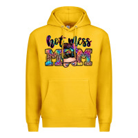 Lemon hot mess mom messy bun Premium Hoodie - Zillion Design Studio