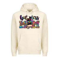 Tofu hot mess mom messy bun Premium Hoodie - Zillion Design Studio