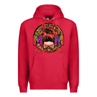 Cardinal hot mom summer messy bun Premium Hoodie - Zillion Design Studio