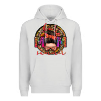 Dove Grey hot mom summer messy bun Premium Hoodie - Zillion Design Studio