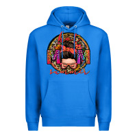 True Royal hot mom summer messy bun Premium Hoodie - Zillion Design Studio