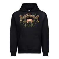 Black mom of both boys messy bun Urban Hoodie - Zillion Design Studio